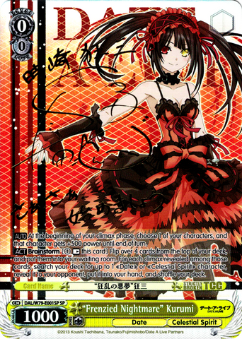 DAL/W79-E001SP "Frenzied Nightmare" Kurumi (Foil) - Date A Live English Weiss Schwarz Trading Card Game