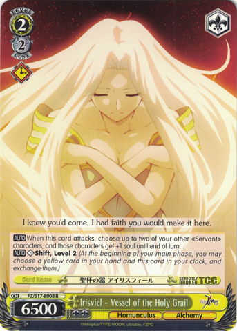 FZ/S17-E008 Irisviel - Vessel of the Holy Grail - Fate/Zero English Weiss Schwarz Trading Card Game