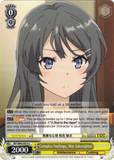 SBY/W64-E015 Complex Feelings, Mai Sakurajima - Rascal Does Not Dream of Bunny Girl Senpai English Weiss Schwarz Trading Card Game
