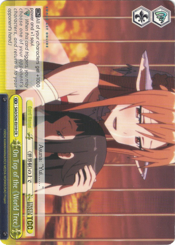 SAO/S26-E019 On Top of the 《World Tree》- Sword Art Online Vol.2 English Weiss Schwarz Trading Card Game