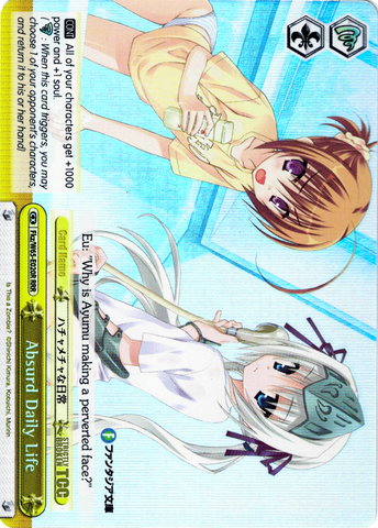 Fkz/W65-E020R Absurd Daily Life (Foil) - Fujimi Fantasia Bunko English Weiss Schwarz Trading Card Game