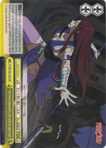 FT/EN-S02-025 And more importantly, live with an open heart - Fairy Tail English Weiss Schwarz Trading Card Game