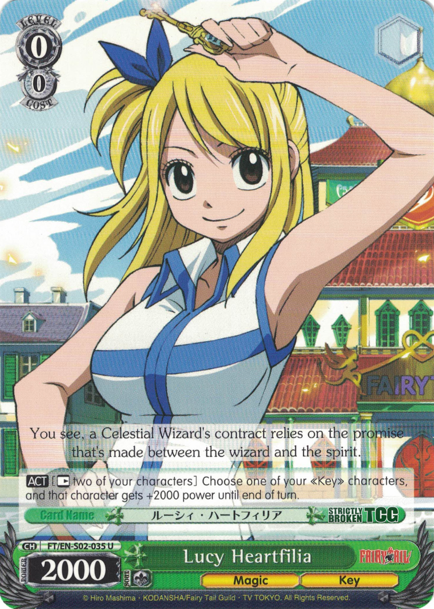 Weiß Schwarz Fairy Tail Signed Weiss Schwarz FAIRY TAIL 100 Years Quest FT/S120