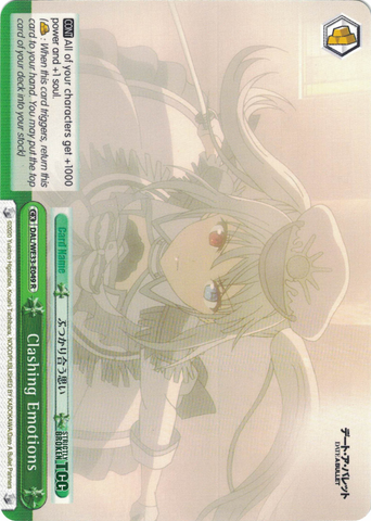 DAL/WE33-E049 Clashing Emotions - Date A Bullet Extra Booster English Weiss Schwarz Trading Card Game