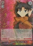 FS/S34-E052SP Great Day for a Date, Rin (Foil) - Fate/Stay Night Unlimited Blade Works Vol.1 English Weiss Schwarz Trading Card Game