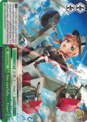 KC/S42-E056 Aim carefully…… Feuer! - KanColle : Arrival! Reinforcement Fleets from Europe! English Weiss Schwarz Trading Card Game
