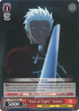 FS/S36-E062 “End of Fight” Archer - Fate/Stay Night Unlimited Blade Works Vol.2 English Weiss Schwarz Trading Card Game