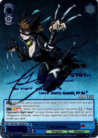 BNJ/SX01-065SP Catwoman (Foil) - Batman Ninja English Weiss Schwarz Trading Card Game
