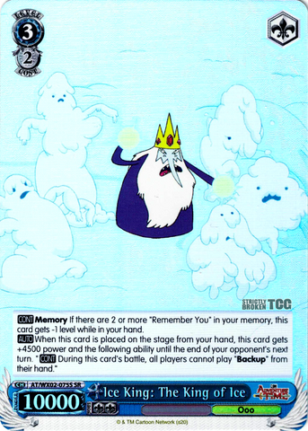 AT/WX02-075S Ice King: The King of Ice (Foil) - Adventure Time English Weiss Schwarz Trading Card Game