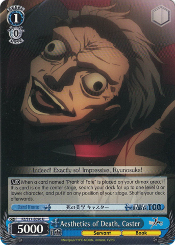 FZ/S17-E090 Aesthetics of Death, Caster - Fate/Zero English Weiss Schwarz Trading Card Game