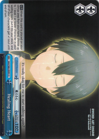 SAO/S80-E099 Healing Heart - Sword Art Online -Alicization- Vol. 2 English Weiss Schwarz Trading Card Game