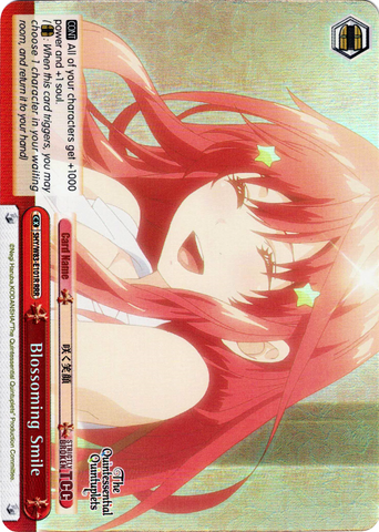 5HY/W83-E101R Blossoming Smile (Foil) - The Quintessential Quintuplets English Weiss Schwarz Trading Card Game