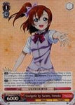LL/W24-E054R Energetic by Nature, Honoka (Foil) - Love Live! English Weiss Schwarz Trading Card Game