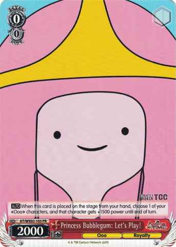 AT/WX02-103 Princess Bubblegum: Let's Play! - Adventure Time English Weiss Schwarz Trading Card Game