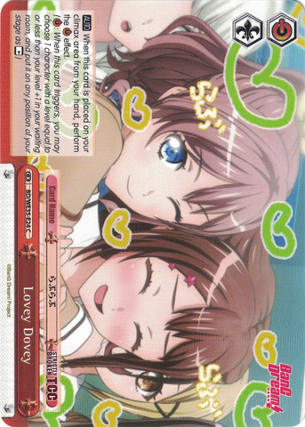 BD/WE35-E24 Lovey Dovey - Bang Dream! Poppin' Party X Roselia Extra Booster Weiss Schwarz English Trading Card Game