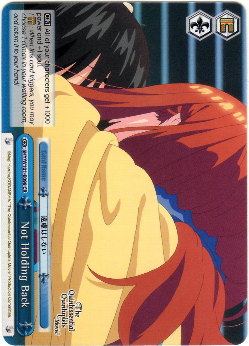 5HY/W101E099 Not Holding Back Strictly Broken TCG