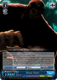 AOT/S50-E086S Beast Titan (Foil) - Attack On Titan Vol.2 English Weiss Schwarz Trading Card Game