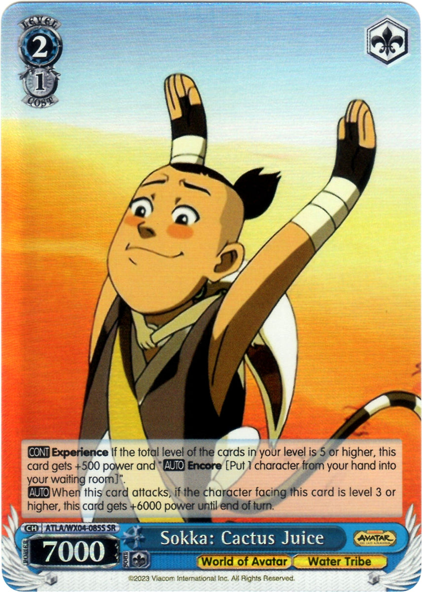 ATLA/WX04-085S Sokka: Cactus Juice – Strictly Broken TCG