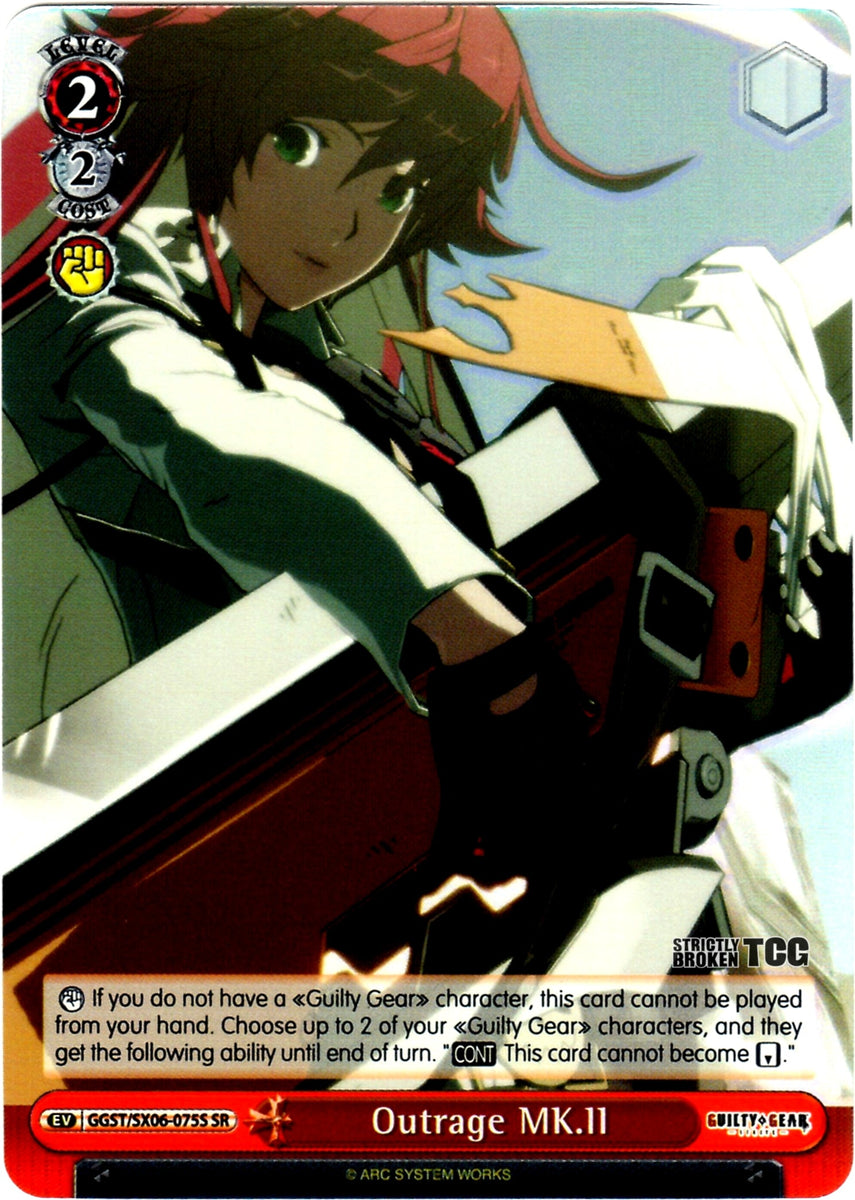 guilty gear outrage GGST/SX06-075S Outrage MK.II