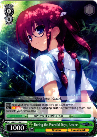 GRI/S72-E035 During the Peaceful Days, Amane