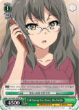 SBY/W64-TE04 Call During Wee Hours, Rio Futaba - Rascal Does Not Dream of Bunny Girl Senpai Trial Deck English Weiss Schwarz Trading Card Game