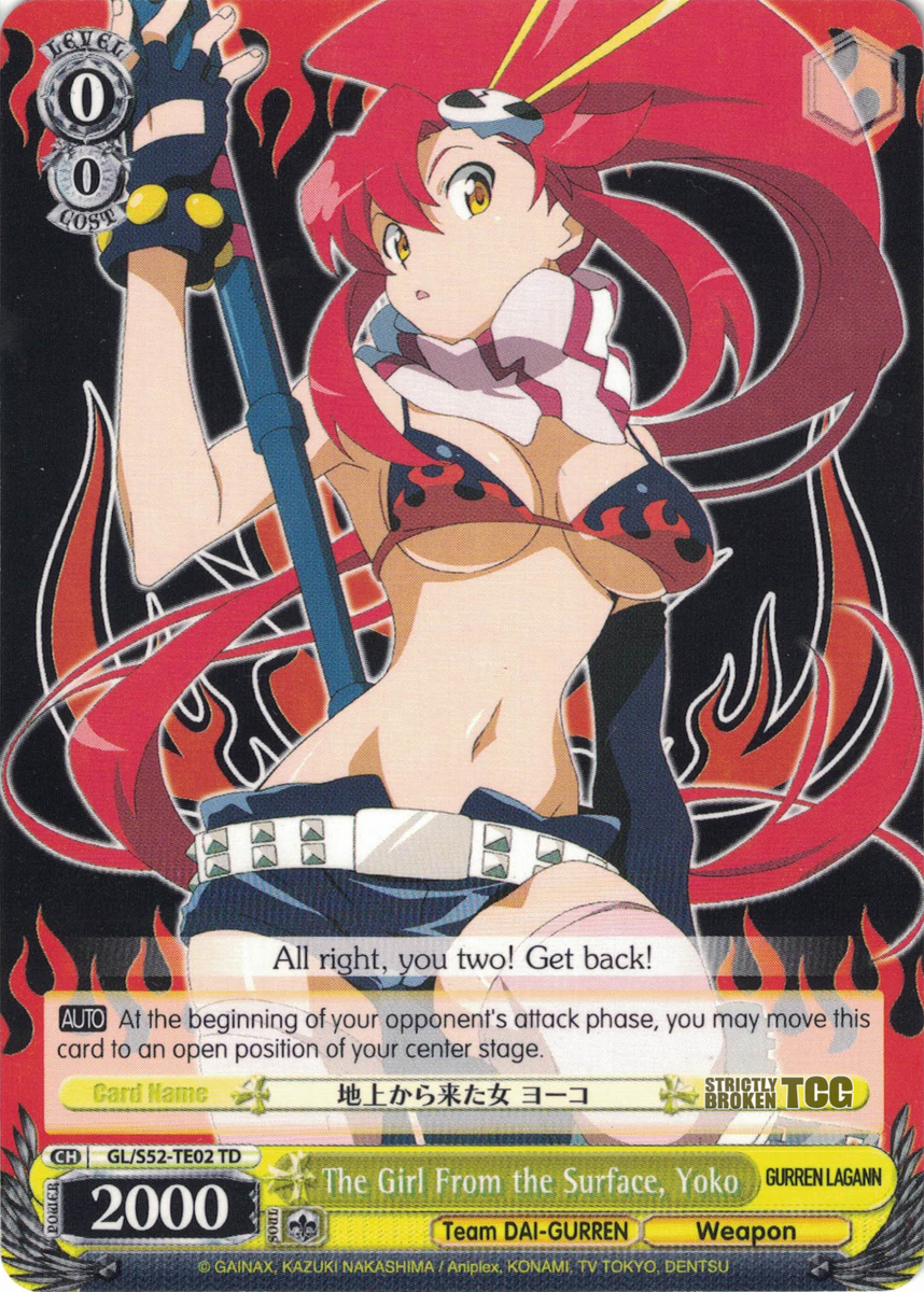GL/S52-TE02 The Girl From the Surface, Yoko - Gurren Lagann
