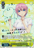 5HY/W83-TE03SP Short-Cut Hairstyle, Ichika Nakano (Foil) - The Quintessential Quintuplets English Weiss Schwarz Trading Card Game