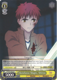 FS/S34-TE20 Reinforce Magic, Shirou - Fate/Stay Night Unlimited Blade Works Vol.1 Trial Deck English Weiss Schwarz Trading Card Game