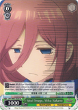 5HY/W83-TE38 Ideal Image, Miku Nakano - The Quintessential Quintuplets English Weiss Schwarz Trading Card Game