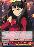 FS/S36-E060 “Complex Emotions” Rin - Fate/Stay Night Unlimited Blade Works Vol.2 English Weiss Schwarz Trading Card Game