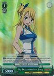 FT/EN-S02-033S My Determination, Lucy (Foil) - Fairy Tail English Weiss Schwarz Trading Card Game