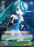 PD/S22-E103 "Black★Rock Shooter"Hatsune Miku - Hatsune Miku -Project DIVA- ƒ Trial Deck English Weiss Schwarz Trading Card Game