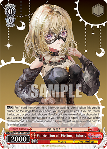 BD/W125-E034S Fabrication of Fiction, Doloris