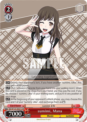 BD/W125-E061S sumimi, Mana