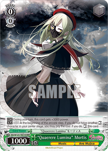 BD/W125-TE01R "Quaerere Lumina" Mortis