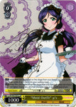 LL/EN-W02-E001gμR “Maid Outfit” μ's (Foil) - Love Live! DX Vol.2 English Weiss Schwarz Trading Card Game