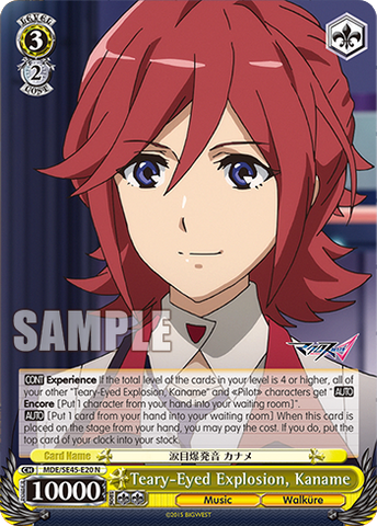 MDE/SE45-E20 Teary-Eyed Explosion, Kaname