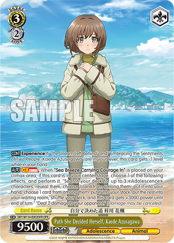 SBY/W114-E003OFR Path She Decided Herself, Kaede Azusagawa