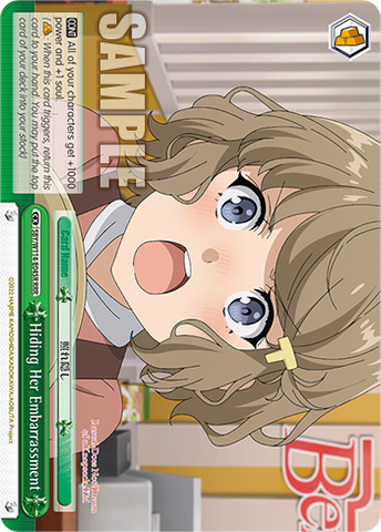 SBY/W114-E045R Hiding Her Embarrassment