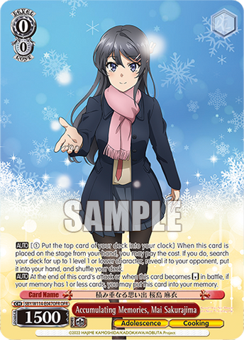 SBY/W114-E047OFR Accumulating Memories, Mai Sakurajima