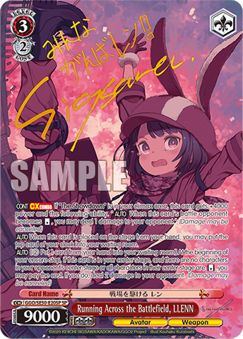 GGO/SE50-E20SP Running Across the Battlefield, LLENN