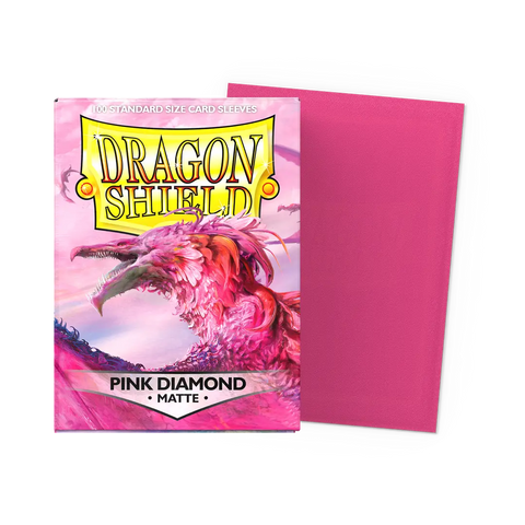 Dragon Shield Sleeves: Standard Matte - Pink Diamond 100CT