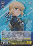 FS/S34-E001SP Style of a Knight, Saber (Foil) - Fate/Stay Night Unlimited Blade Works Vol.1 English Weiss Schwarz Trading Card Game