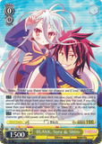 NGL/S58-E001 BLANK, Sora & Shiro - No Game No Life English Weiss Schwarz Trading Card Game