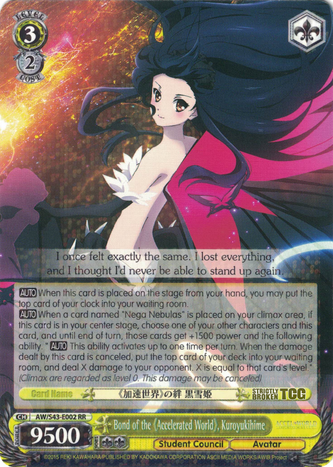 Accel World Infinite Burst – Strictly Broken TCG