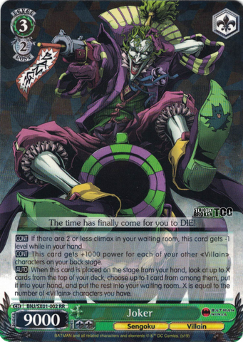 BNJ/SX01-002 Joker - Batman Ninja English Weiss Schwarz Trading Card Game