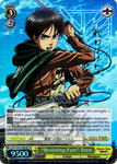 AOT/S35-E003SP "Resisting Fate" Eren (Foil) - Attack On Titan Vol.1 English Weiss Schwarz Trading Card Game