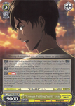 AOT/S50-E003 "Crimson Fighting Spirit" Eren - Attack On Titan Vol.2 English Weiss Schwarz Trading Card Game