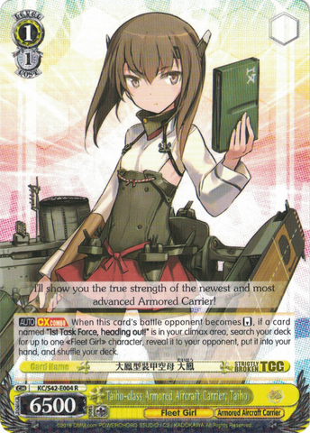 KC/S42-E004 Taiho-class Armored Aircraft Carrier, Taiho - KanColle : Arrival! Reinforcement Fleets from Europe! English Weiss Schwarz Trading Card Game