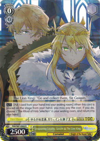 FGO/S87-E004 Unwavering Loyalty, Gawain & The Lion King